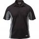 Apache Mens Dry Max Polo T Shirt Black Grey XL