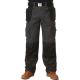 Apache Mens Holster Pocket Work Trousers Black Grey Waist 30 Leg 29