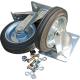 Armorgard 4 Heavy Duty Rubber Castors 150mm and Fixings for Appropriate Armorgard Products