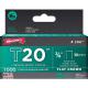Arrow T20 Staples 10mm 38 Pack of 1000