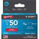 Arrow T50M 508M Monel Staples 12mm 12 Pack of 1000