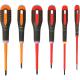 Bahco 6 Piece Insulated Screwdriver Set with Ergo Handles Slotted Phillips and Pozi