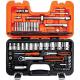 Bahco 56 Piece Combination 14 and 12 Drive Socket Set Metric