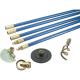 Bailey 1324 LF 34 Drain Rod Set 4 Tools