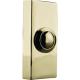 byron wired door bell push brass 74 x 32mm