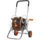 Gardena 60 Metre Metal Hose Cart with 30 Metre Classic Hose Pipe Spray Gun and Connectors 125mm 12