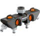Gardena Four Way Water Distributor for 34 and 12 BSP Taps