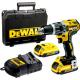 DeWalt DCD796D2B 18v Cordless XR Brushless Combi Drill with 2 Bluetooth Lithium Ion Batteries 2ah