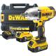 DeWalt DCF899P2 18v Cordless XR High Torque Brushless Impact Wrench 950Nm with 2 Lithium Ion Batteries 5ah