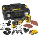 DeWalt DCS355D2 18v Cordless XR Multi Tool 35 Accessories with 2 Lithium Ion Batteries 2ah