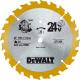 DeWalt Trimsaw Blade 165mm x 10mm Bore x 24 Teeth
