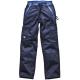 Dickies Mens Industry 300 Two Tone Work Trousers Navy Royal Blue 33 Waist 34 Leg