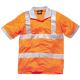 Dickies High Vis GORT Polo Shirt Orange Large