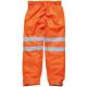 dickies high vis gort over trousers orange large