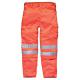 Dickies High Vis GORT Polycotton Safety Trousers Orange Tall Large
