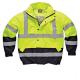 Dickies Hi Vis Two Tone Pilot Safety Jacket Yellow Navy 4XL