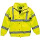 Dickies High Vis Safety Bomber Jacket EN471 Class 3 Yellow 4XL
