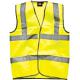 Dickies High Vis Safety Highway Waistcoat EN471 Class 2 Yellow XL