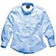 Dickies Mens Oxford Weave Shirt Short Sleeve Blue 165 Collar