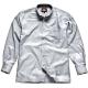 Dickies Mens Oxford Weave Shirt Long Sleeve Silver Grey 175 Collar