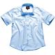 Dickies Ladies Oxford Weave Shirt Short Sleeve Blue Size 16