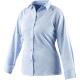 Dickies Ladies Oxford Weave Shirt Long Sleeve Blue Size 14