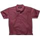Dickies Mens Short Sleeve Polo Shirt Burgundy Small