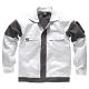 Dickies Mens Grafter Duo Tone 290 Work Jacket White Grey Small