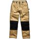 Dickies Mens Grafter Duo Tone 290 Work Trousers Khaki Black 38 Waist and 31 Leg