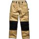 Dickies Mens Grafter Duo Tone 290 Work Trousers Khaki Black 38 Waist 30 Leg
