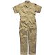 Dickies Mens Lightweight Cotton Short Sleeve Overalls Khaki Medium
