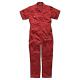 Dickies Mens Lightweight Cotton Short Sleeve Overalls Red 4XL
