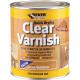 Everbuild Quick Drying Wood Varnish Satin Clear 750ml