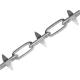 Faithfull 6mm x 5 Metre Metal Spiked Chain Galvanised Finished