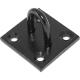 Faithfull Ceiling or Wall Staple On Plate Black Japanned