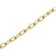 Faithfull Clock Polished Brass Chain 16mm x 10 Metre