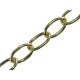 Faithfull Oval Polished Brass Chain 18mm x 10 Metal