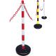 Faithfull Plastic Post for Chain Red White