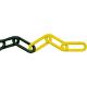 Faithfull Plastic Chain 8mm x 125 Metre Yellow Black