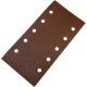 Faithfull 12 Orbital Sanding Sheets 115 x 280mm Punched Assorted Grit Pack of 5