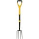 Faithfull Fibreglass Shaft Garden Border Fork Soft Grip D Handle