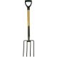 Faithfull Economy Garden Digging Fork D Handle