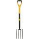 Faithfull Fibreglass Shaft Garden Digging Fork Soft Grip D Handle