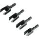 Faithfull 4 Piece Plug Cutter Set 6 12mm