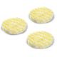 Karcher Pack of 3 Special Polishing Pads for FP303 and FP306 Floor Polishers for Stone PVC Linoleum Floors