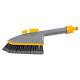 Hozelock Short Car Wash Brush Plus with Jet Spray for Hose Pipes