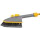 Hozelock Short Car Wash Brush Plus with Jet Spray for Hose Pipes