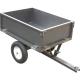 Handy GT500A Steel Garden Towable Dump Cart 227kg Capacity