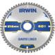 Irwin Construction ATB Circular Saw Blade 216mm x 30mm Bore 60 Teeth