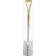 Kent and Stowe Stainless Steel Digging Spade 11 Metre Long
